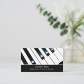 Tastenkombinationen, Beruflicher Keyboarder, Piani Visitenkarte (Stehend Vorderseite)
