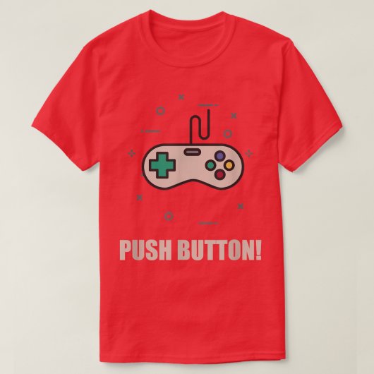 Tastenkombinationen für den Gamecontroller T-Shirt (Design vorne)