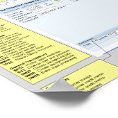 Tastenkombinationen für die SAP-Buchführung Poster (Ecke)