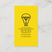 Tastenkombinationen für die Verlängerung des gelbe Visitenkarte (Rückseite)