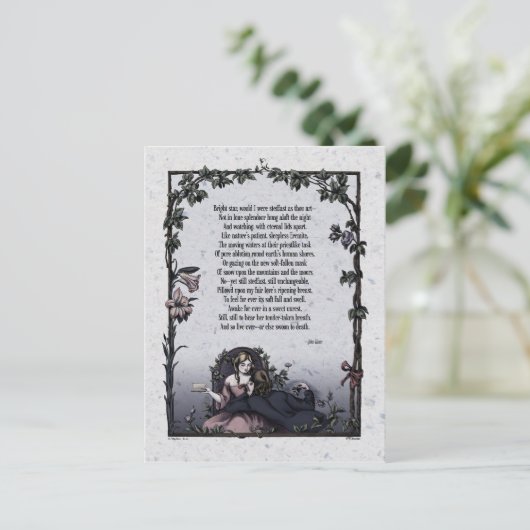 Tastenkombinationen "Heller Star" Viktorianische P Postkarte (Stehend Vorderseite)