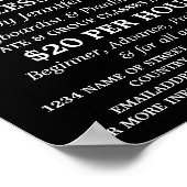 Tastenkombinationen, Tastatur, Klavierunterricht Poster (Ecke)