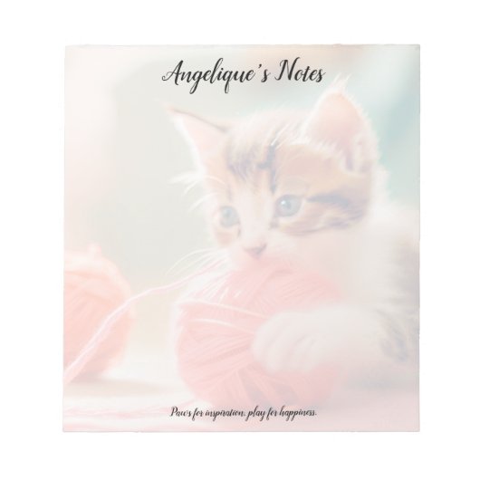 Tastenkombinationen und benutzerdefinierte Wörter Notizblock (Vorderseite)