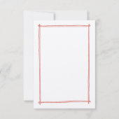 Tastenkürzel-Menü Option Wedding rsvp (Rückseite)