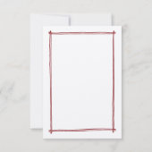 Tastenkürzel-Menü Option Wedding rsvp (Rückseite)