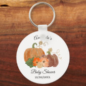 Tastenring für das Gastgeschenk der Babydusche Schlüsselanhänger (Vorderseite)