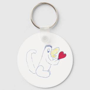Tastenring für die Liebe Schlüsselanhänger
