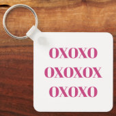 Tastenring - OXOXO Schlüsselanhänger (Vorderseite)