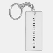 Tastenring Schlüsselanhänger (Vorderseite links)