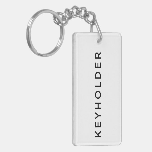 Tastenring Schlüsselanhänger (Vorderseite links)