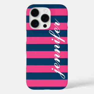 Tastrosa und Navy Strips, benutzerdefinierte Skrip iPhone 16 Pro Hülle