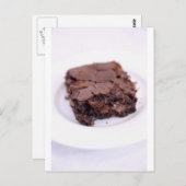 Tasty Brownie Postkarte (Vorne/Hinten)