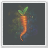 Tasty Carrot Sticker Square Cook Scrapbook (Vorderseite)