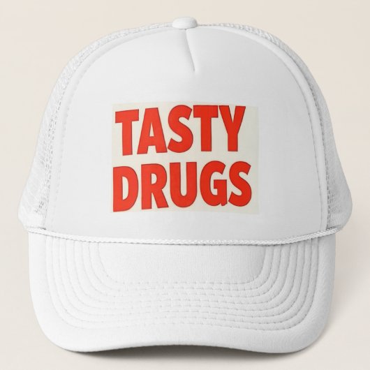 Tasty Drugs Hat Truckerkappe (Vorderseite)