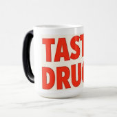 Tasty Drugs Mug Verwandlungstasse (Vorderseite Links)