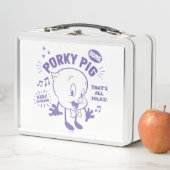 Tasty Retro Porky Pig Metall Brotdose (Beispiel)
