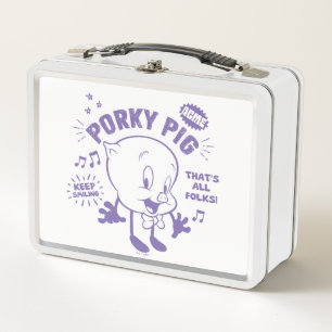 Tasty Retro Porky Pig Metall Brotdose