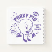 Tasty Retro Porky Pig Notizblock (Rückseite)