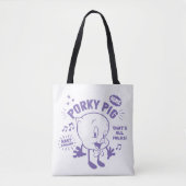 Tasty Retro Porky Pig Tasche (Vorderseite)