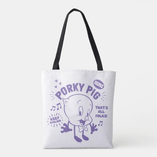 Tasty Retro Porky Pig Tasche (Rückseite)