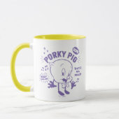 Tasty Retro Porky Pig Tasse (Links)