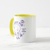 Tasty Retro Porky Pig Tasse (Vorderseite Links)