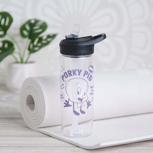 Tasty Retro Porky Pig Trinkflasche (Yoga)
