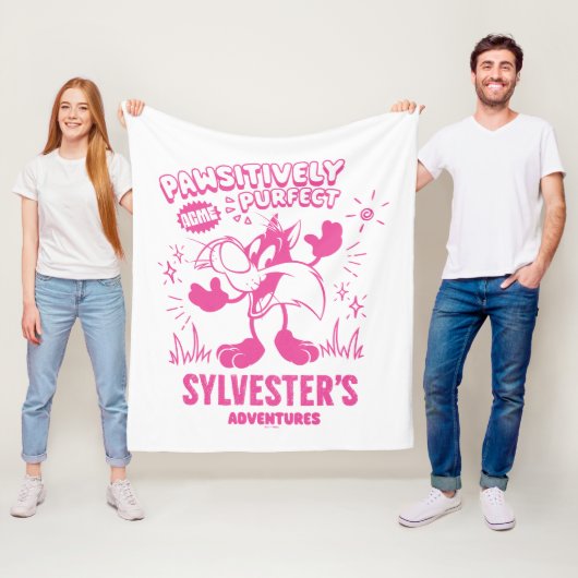 Tasty Retro SYLVESTER™ Fleecedecke (Beispiel)