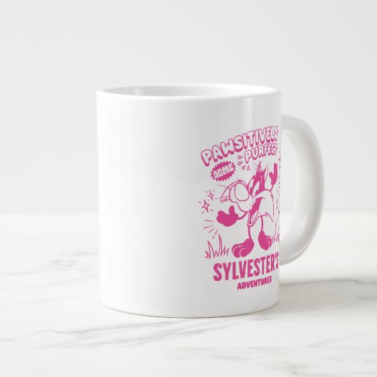 Tasty Retro SYLVESTER™ Jumbo-Tasse (Vorderseite Rechts)