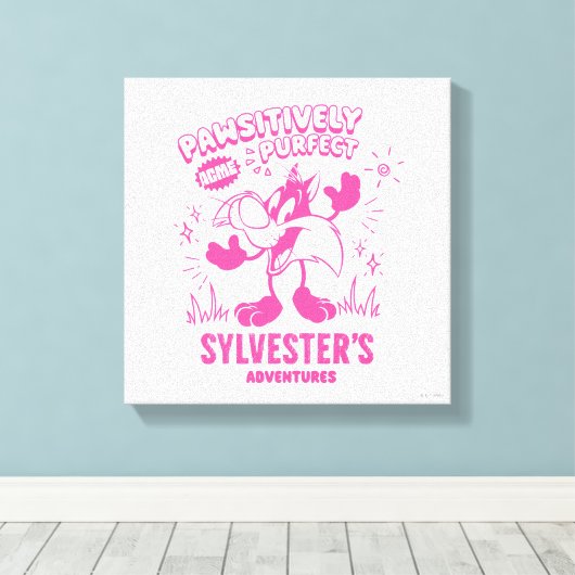 Tasty Retro SYLVESTER™ Leinwanddruck (Insitu (Holzboden))