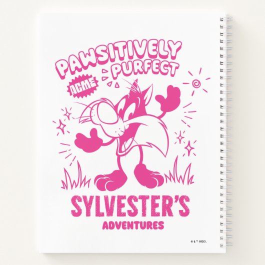 Tasty Retro SYLVESTER™ Notizblock (Rückseite)