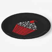 {{{ Tasty Skull Cupcake}} Pappteller (Schrägansicht)