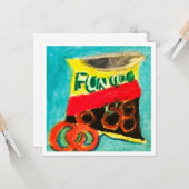 Tasty Snack Karte (Vorderseite/Rückseite Beispiel)