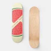 Tasty Watermelon - Sweet - Fügen Sie Ihren Text hi Skateboard (Vorderseite)