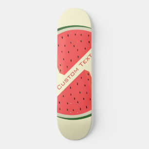 Tasty Watermelon - Sweet - Fügen Sie Ihren Text hi Skateboard