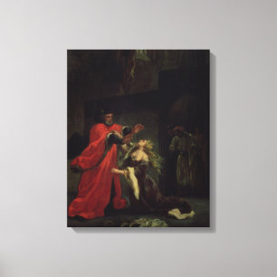 Tat I, Szene 3: Desdemona, das an ihrem Vater knit Leinwanddruck