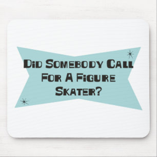 Tat jemand Anruf für eine Zahl Skater Mousepad