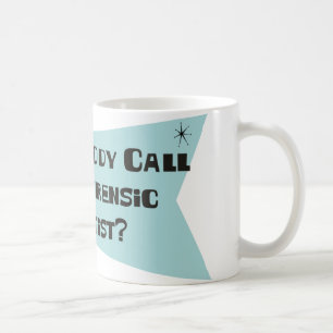 Tat jemand Anruf für einen gerichtlichen Kaffeetasse