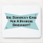 Tat jemand Anruf für einen Mousepad (Vorne)