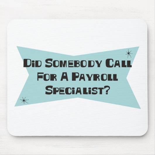 Tat jemand Anruf für einen Mousepad (Vorne)