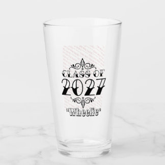 Tat-Style Abschlussklasse 2027 Foto-Abschlussfeier Glas