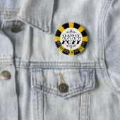 Tat-Style Grau-Abschlussklasse 2027 Button (Beispiel)
