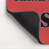 Tat wie eine Dame Think Like A Boss Mousepad (Ecke)