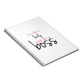 Tat wie eine Dame Think Like ein Chef Notizblock (Rechte Seite)