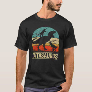 Tata Dinosaur T Rex Tatasaurus 2 Kinder Familie Ma T-Shirt