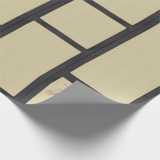 Tatami - Krane Geschenkpapier (Ecke)