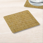 Tatami Mat 畳 Rechteckiger Pappuntersetzer (angewinkelt)