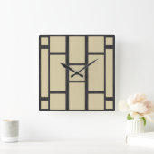 Tatami Quadratische Wanduhr (Zuhause)