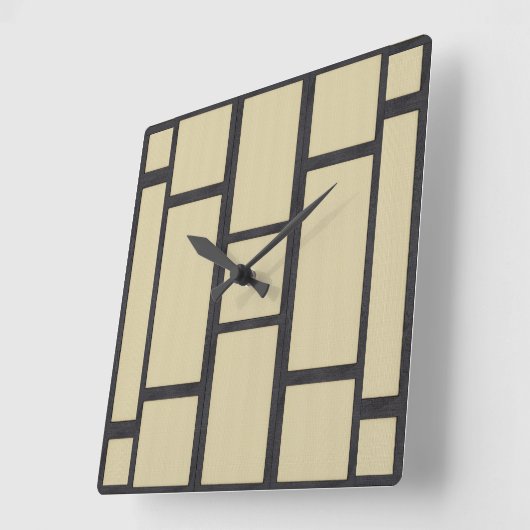 Tatami Quadratische Wanduhr (Winkel)