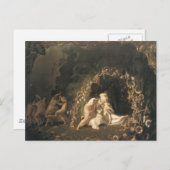 Tatania Schlafen von Richard Dadd Postkarte (Vorne/Hinten)